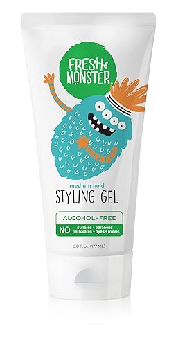 Fresh Monster Kids Hair Styling Gel, Medium Hold