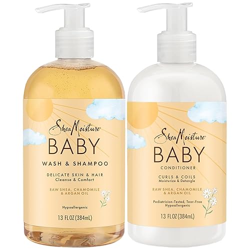 SheaMoisture Baby Essentials Wash + Conditioner Set