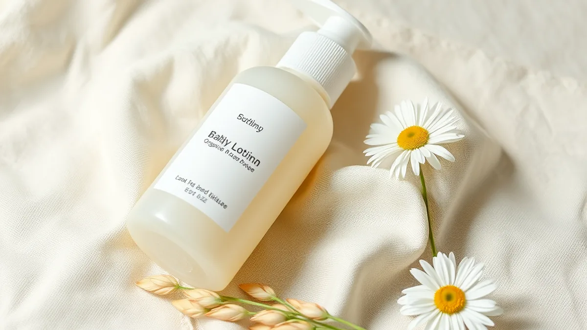 Babo Botanicals organic baby skincare with oat sprigs
