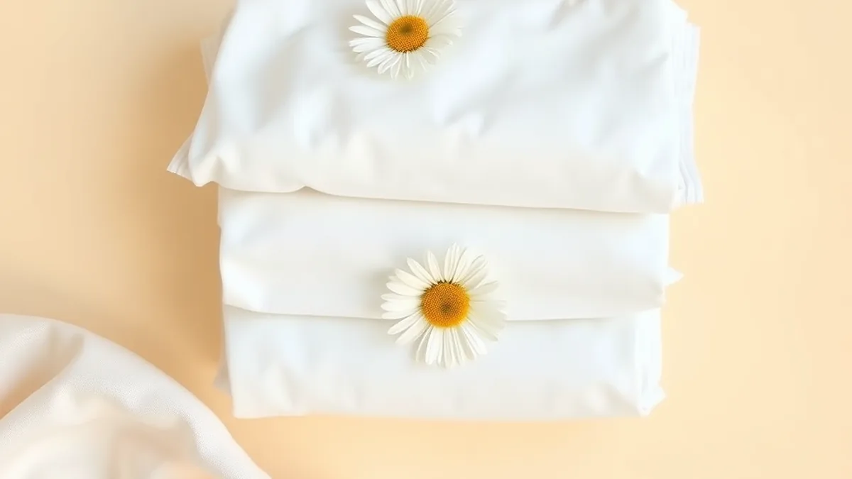 Huggies baby diapers and wipes flat lay