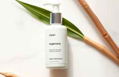 Pipette baby skincare clean modern flat lay