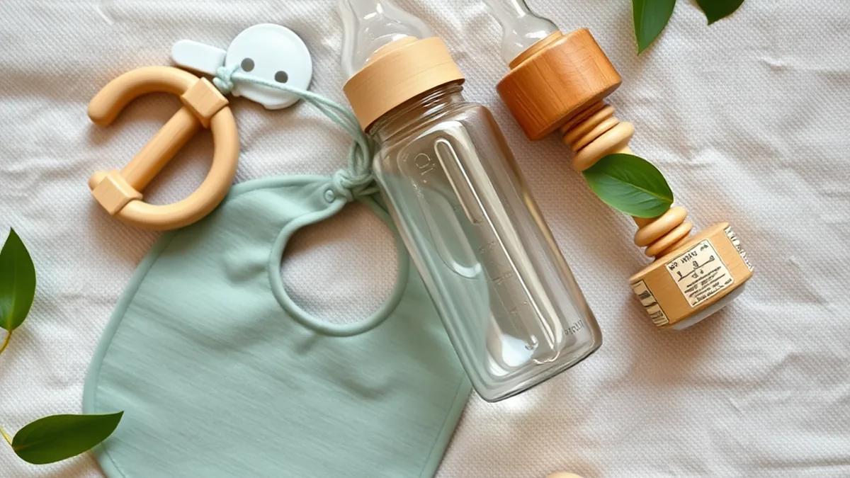 Eco-friendly baby products with bamboo and organic cotton