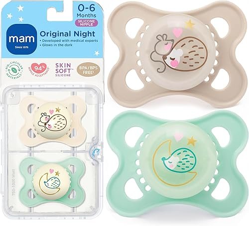 MAM Glow in the Dark Pacifier 2-Pack