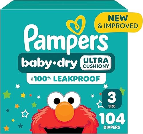 Pampers Baby-Dry Diapers Size 3 (Box of 162)