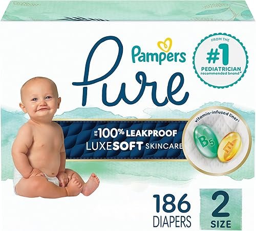 Pampers Pure Disposable Diapers Size 2