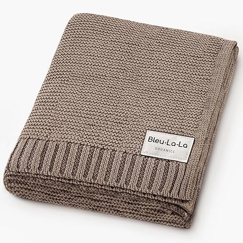 Frecious Hand-Knit Cotton Baby Blanket