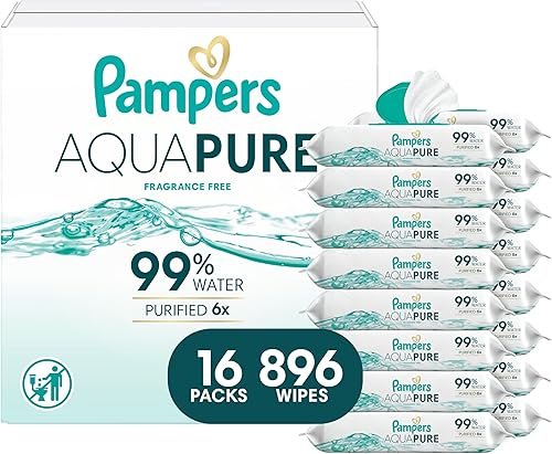 Pampers Pure Sensitive Wipes (8-Pack of 56)