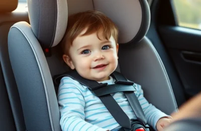 Best all-in-one car seats 2026 - toddler in forward-facing car seat