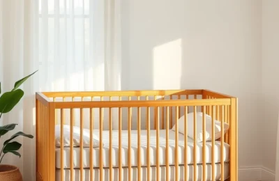 Best convertible cribs 2026 - natural wood convertible crib in minimalist nursery