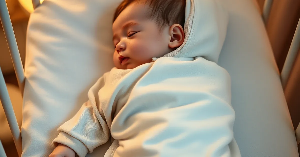 Best baby sleep sacks 2026 - baby sleeping peacefully in a crib wearing a soft cotton sleep sack