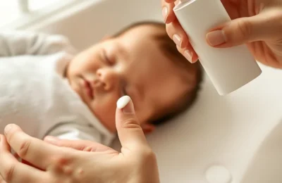 Best diaper rash creams 2026 - parent holding a plain tube of diaper cream beside a baby on a changing mat